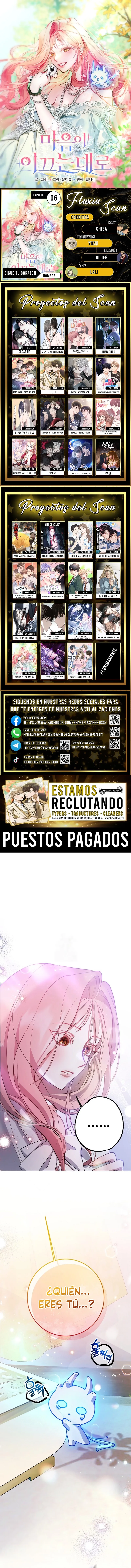Sigue tu corazón capítulo 6, página 1