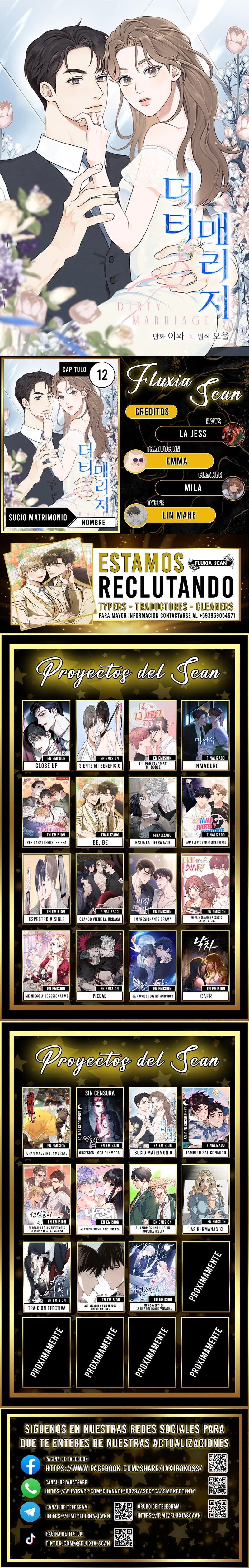 Sucio Matrimonio capítulo 12, página 1