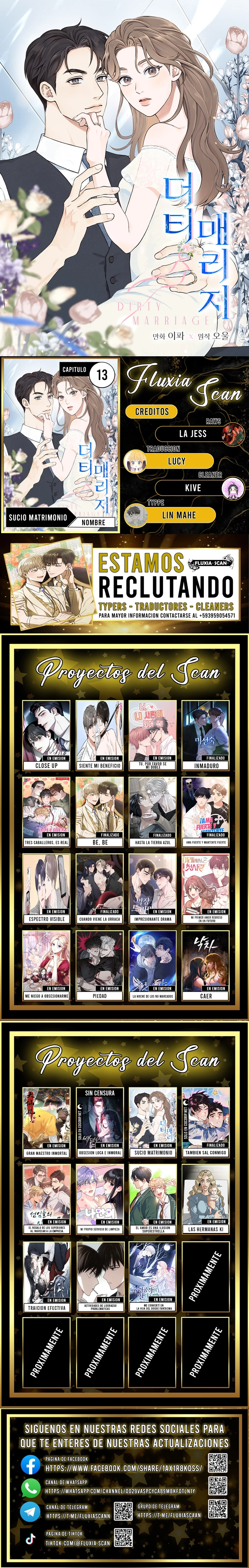 Sucio Matrimonio capítulo 13, página 1