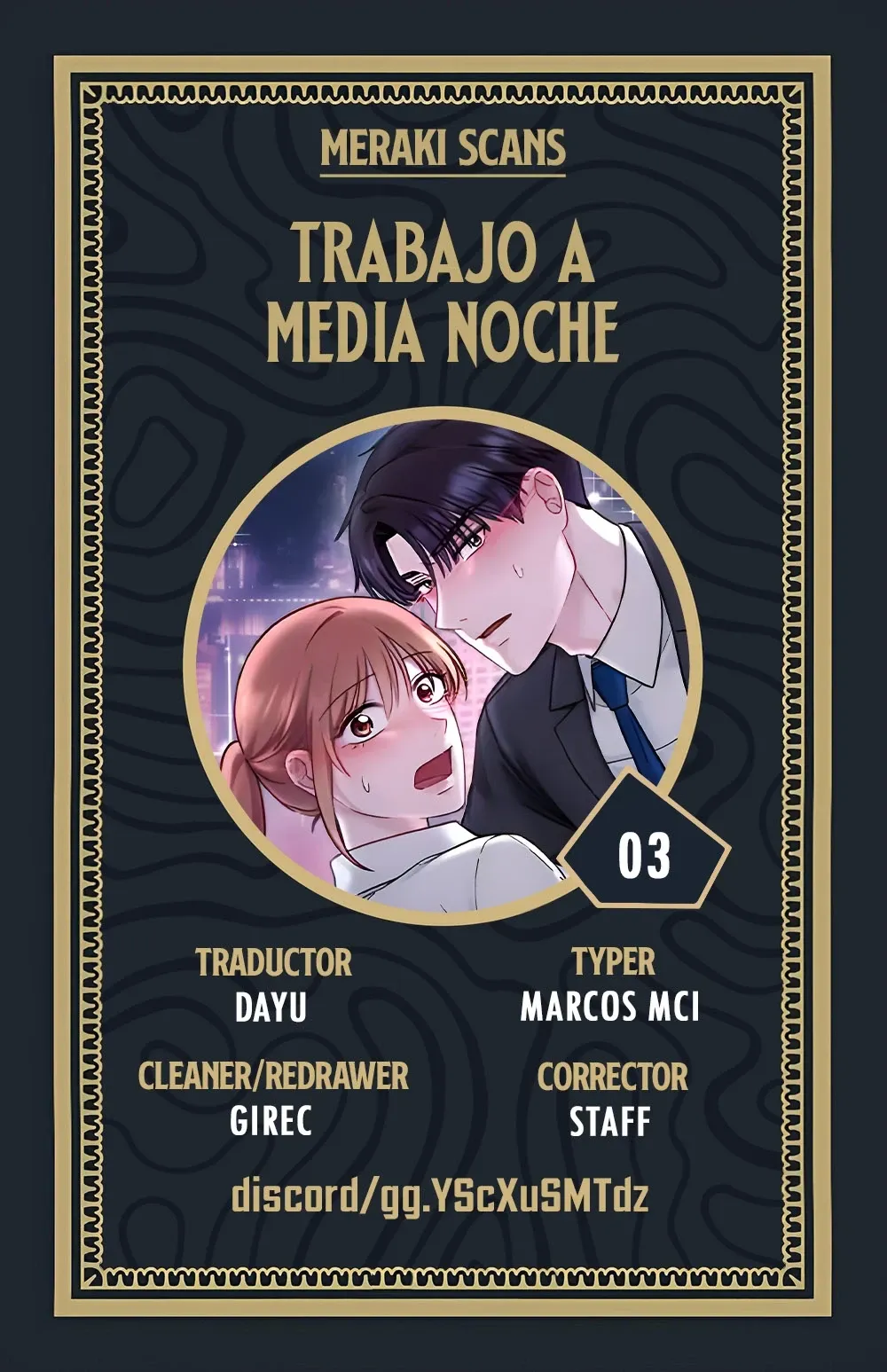 Trabajo a media noche capítulo 3, página 1