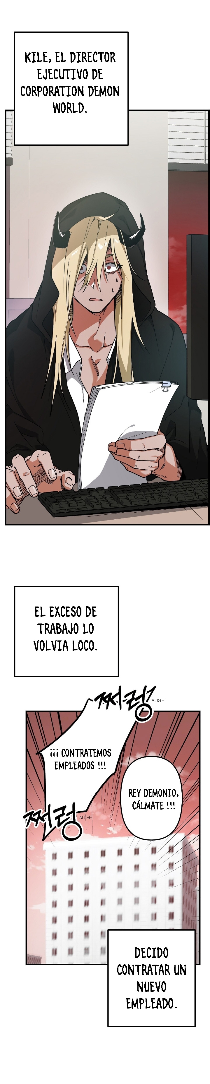 Trabajo a medio tiempo en el infierno capítulo 0, página 1