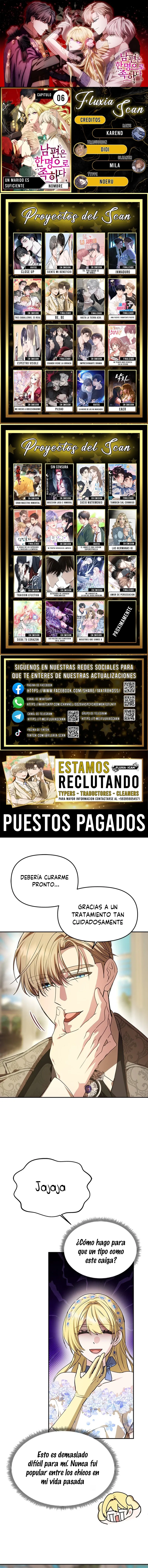 Un marido es suficiente capítulo 6, página 1