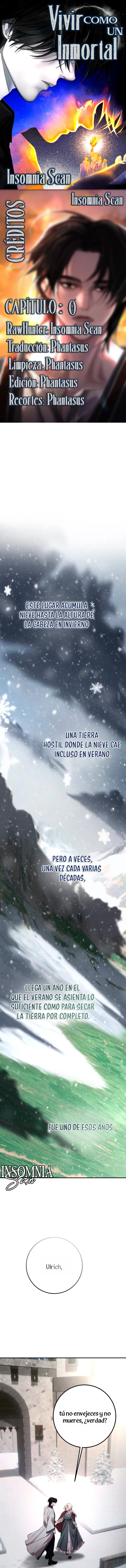 Vivir Como Un Inmortal capítulo 0, página 1