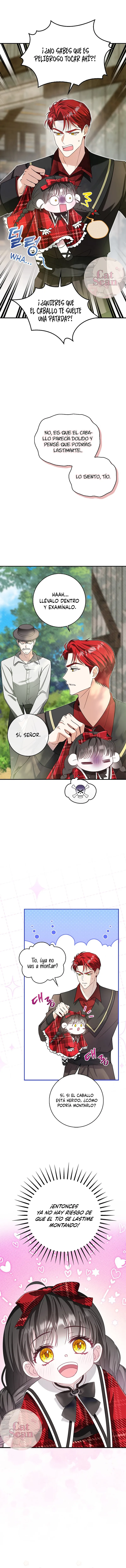 Vivo con mi tio villano capítulo 3, página 6
