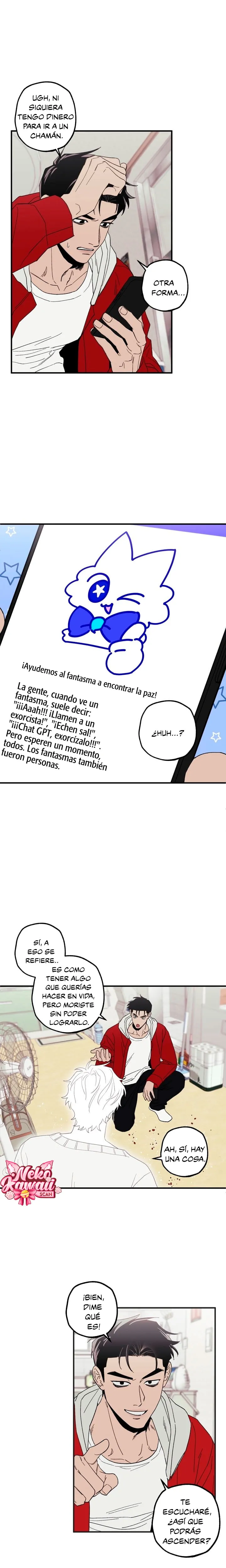 Les cuento la historia de cuando un fantasma me confesó su amor capítulo 1, página 15