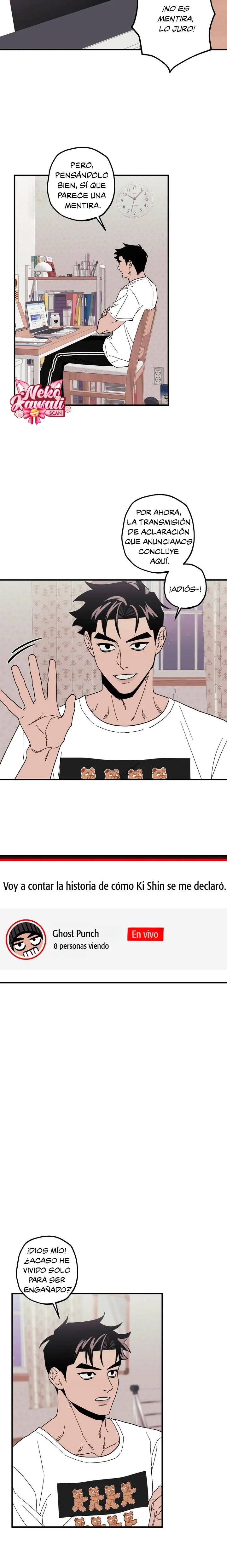 Les cuento la historia de cuando un fantasma me confesó su amor capítulo 6, página 19
