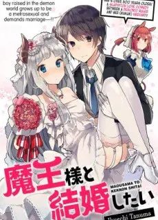 Portada de Maou-sama to Kekkonshitai