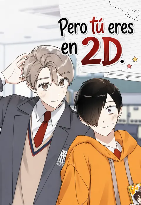 Portada de Pero tú eres en 2D.